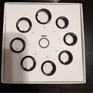 Oura Black Ring Sizing Set This is an Oura Ring sizing kit